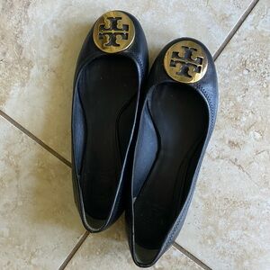 Tory Burch black flats size 7.5
